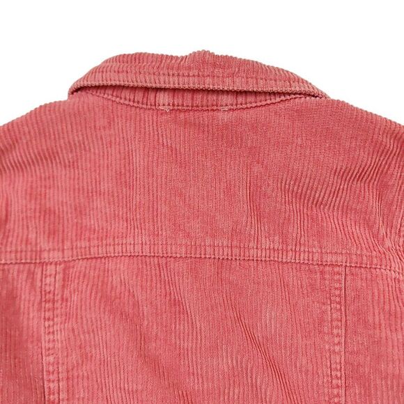 Boden Corduroy Jacket Girls 9-10Y Pink Button Up 100% Cotton Casual - Picture 8 of 13